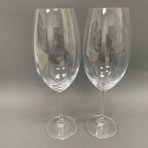 Clear Wine Glass Glasses Large 10 1/8" High Lot of 2